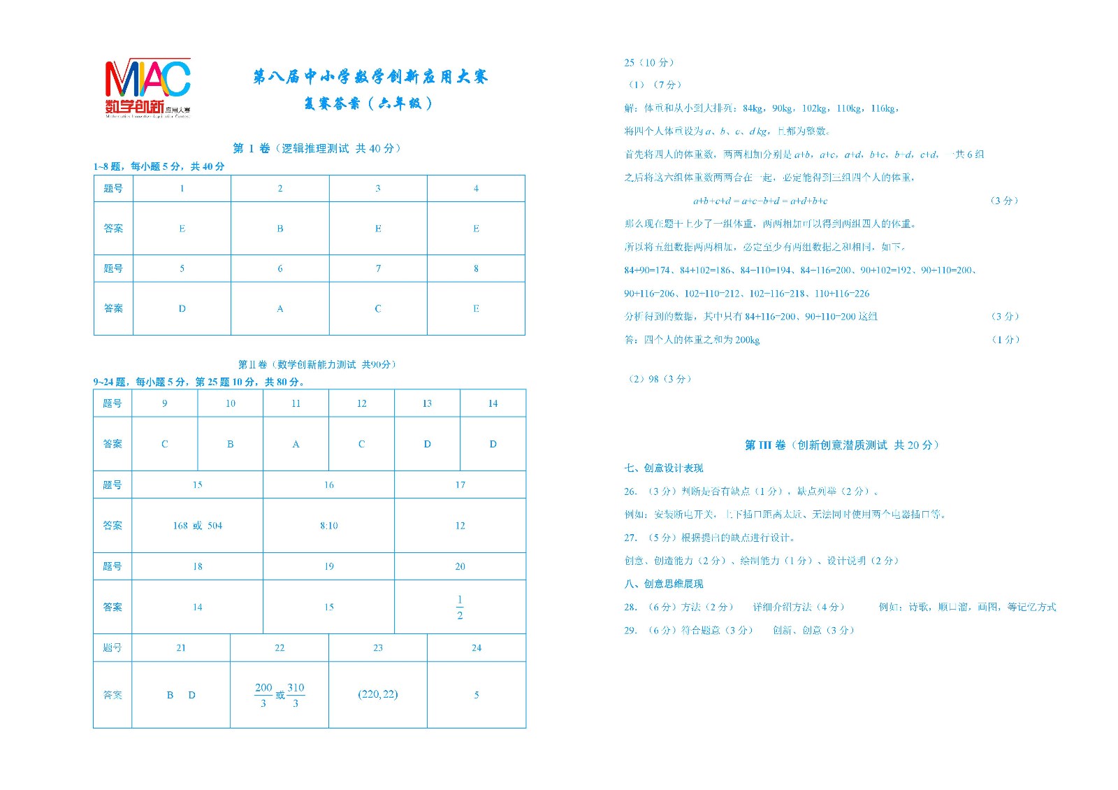 2020年复赛     第八届中小学数学创新应用大赛复赛          六年级答案.jpg
