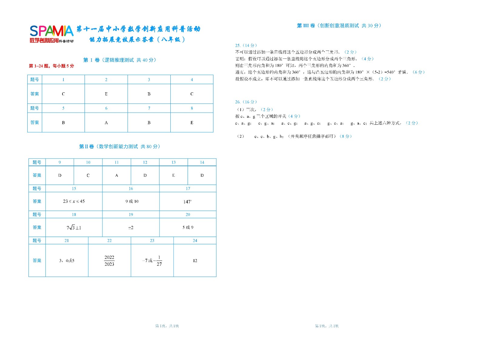 八年级复赛答案       第十一届中小学数学创新应用大赛（网站）.jpg